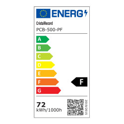 Plafón led circular, targes, 72 w, 3cct, 7290 lm, blanco, ø50 x 6,5 cm