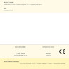 Plafón led circular, targes, 80 w, 3cct, 8800 lm, blanco, ø60 x 6,5 cm