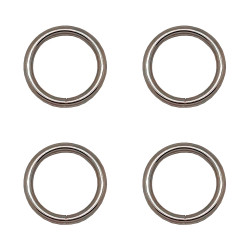 Anilla soldada ap14, 5 x 40 mm, zincada, blister 4 uds