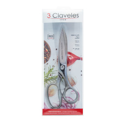 Tijeras de cocina clásica profesional de acero inoxidable, 20 cm