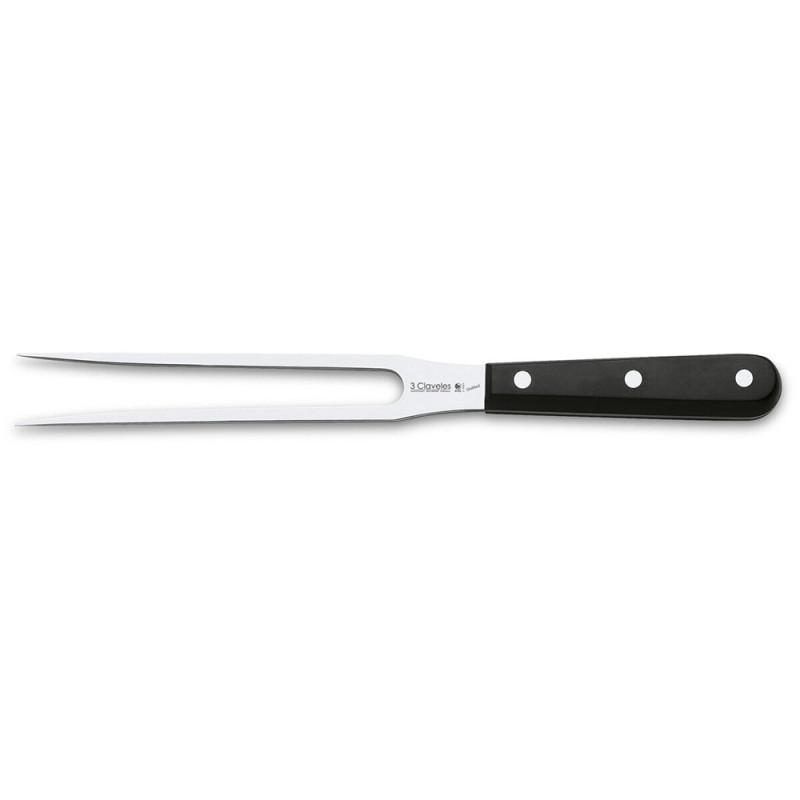 Tenedor trinchante uniblock de acero inoxidable con mango pom, 20 cm