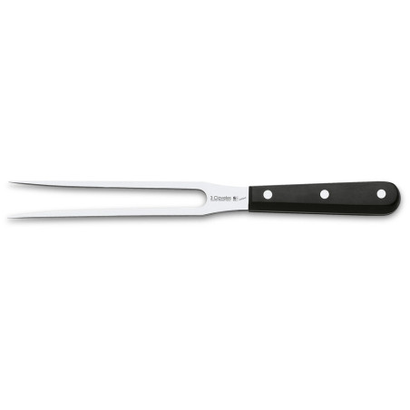 Tenedor trinchante uniblock de acero inoxidable con mango pom, 20 cm