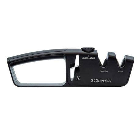 Afilador de tijeras y cuchillos con ángulo ajustable de 25 cm