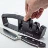 Afilador de tijeras y cuchillos con ángulo ajustable de 25 cm
