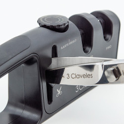 Afilador de tijeras y cuchillos con ángulo ajustable de 25 cm