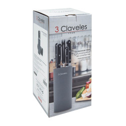 Taco universal vacío gris ø11 x 22 cm