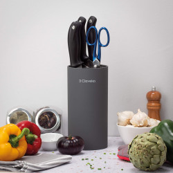 Taco universal vacío gris ø11 x 22 cm