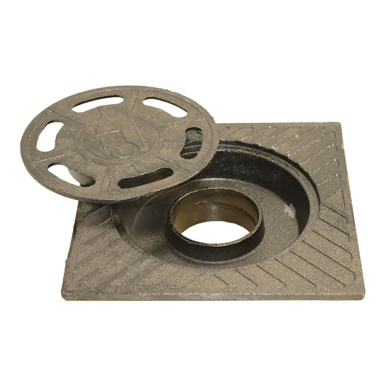 Sumidero de patio fundición 30 x 30 cm