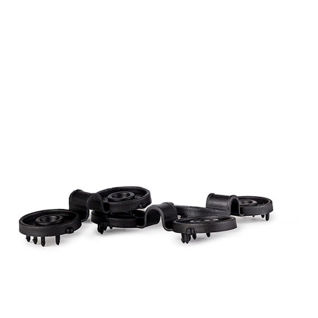 Pinzas para malla sombreo, negras, 600 uds