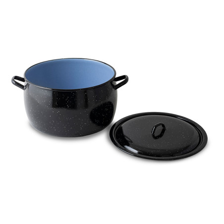 Olla abombada con tapa, ø24 cm
