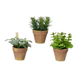 Planta artificial de plástico, modelos variados