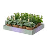 Maceta de planta artificial, modelos variados, ø15 x 17 cm