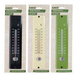 Termómetro de jardín, colores surtidos 7 x 1,5 x 29,5 cm