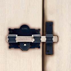 Cerrojo sobreponer crr06 105b/50 mm pintado gris llaves iguales amaestradas