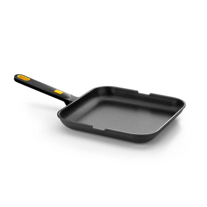 Sartén asador liso de aluminio fundido, daily pro, 28 cm