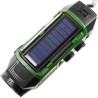 Radio emergencia multifunción solar/dinamo/usb 4000 mah cr1919, verde, 181 x 72 x 82 mm