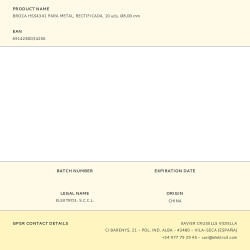 Broca para metal hss4341, rectificada, ø8,00 x 117,00 mm, 10 uds