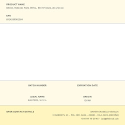 Broca para metal hss4341, rectificada, ø11,50 x 142,00 mm