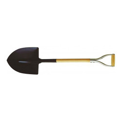 Pala punta, mango anilla metálica, 29 x 17 x 110 cm