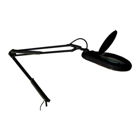 Flexo led lupa 3x, 9 w 685 lm 6500 k, negro, 350 x 950 mm