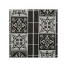 Sticker decorativo modelo azulejo negro 30,5 x 25 x 0.3 cm, pack 2 uds