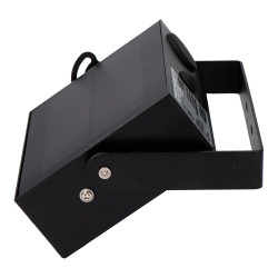 Foco proyector solar auto basculante, 10 w, 1800 lm, 6500 k, con sensor movimiento, negro