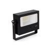 Foco proyector solar auto basculante, 10 w, 1800 lm, 6500 k, con sensor movimiento, negro
