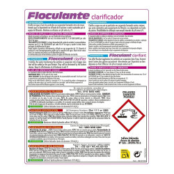 Floculante clarificante líquido, garrafa 5 l