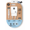 Cargador ultra rápido gan 20 w + cable usb-c a lightning blanco de 1 m