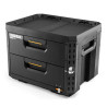 Caja de herramientas de 2 cajones con cierre, stacktech, 53 x 40,5 x 39,5 cm