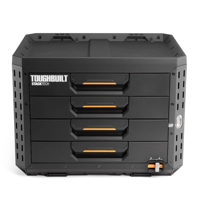 Maletín stacktech de 4 cajones con cierre 53 x 40,5 x 39,5 cm