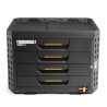 Maletín stacktech de 4 cajones con cierre 53 x 40,5 x 39,5 cm