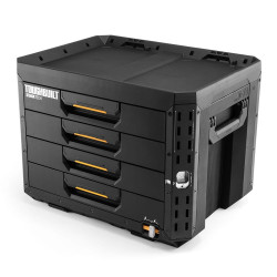 Caja de herramientas de 4 cajones con cierre, stacktech, 53 x 40,5 x 39,5 cm