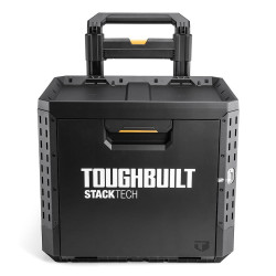 Maletín con ruedas de 1 cajón con cierre, stacktech, 57 x 48 x 67 cm