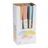 Abanico plegable de papel y bambú, colores surtidos, ø45 x 26,5 cm