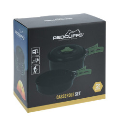 Cacerolas de aluminio anodizado ø14 x 7 cm / ø15 x 4 cm