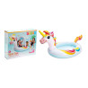 Piscina infantil, unicornio con rociador, 254 x 132 x 109 cm