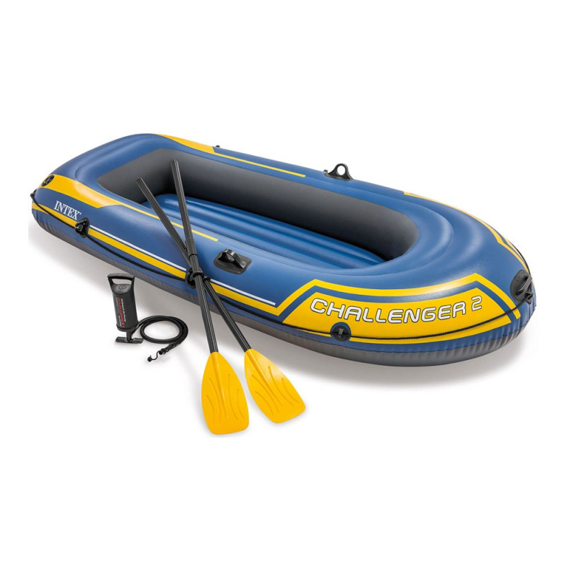 Barca challenger con 2 remos 236 x 114 x 41 cm
