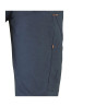 Pantalón multibolsillo elástico road azul marino, talla l