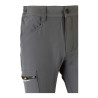 Pantalón multibolsillo elástico dynamic gris, talla xxl