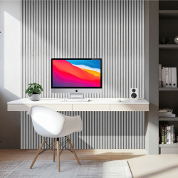 Revestimiento autoadhesivo 3d, color roble gris con fondo de fieltro gris antracita, rollo de 58 x 300 cm