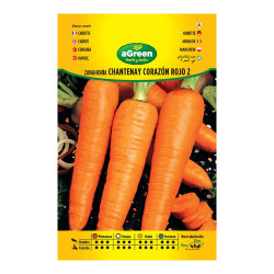 Sobre con semillas de zanahoria chantenay corazón rojo 2