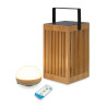 Farol solar de mano okinawa, con bombilla recargable, 14 x 14 x 24 cm