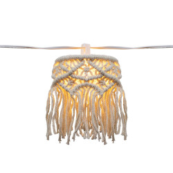 Guirnalda solar mykonos 2700 k, 280 lm, luz cálida, ip44, 5 m