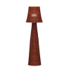 Lámpara de pie lola 110 nature con bombilla recargable ip54, ø25 x 109 cm
