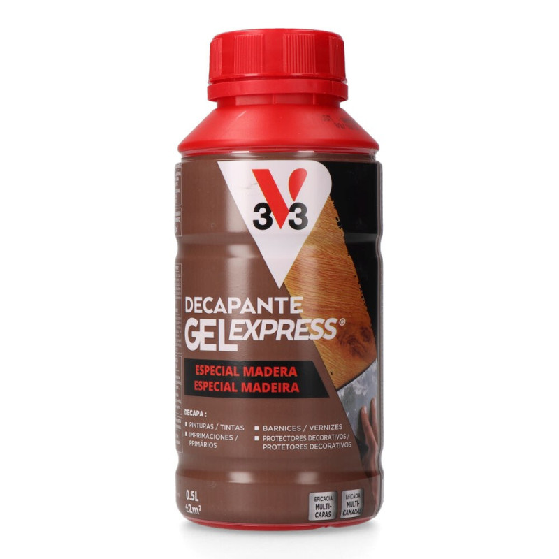 Decapante gel express para madera, 500 ml