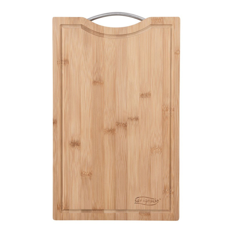 Tabla de cortar de bambú, experto, 40 x 25 x 1,9 cm