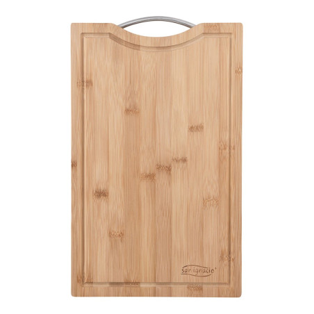 Tabla de cortar de bambú, experto, 40 x 25 x 1,9 cm