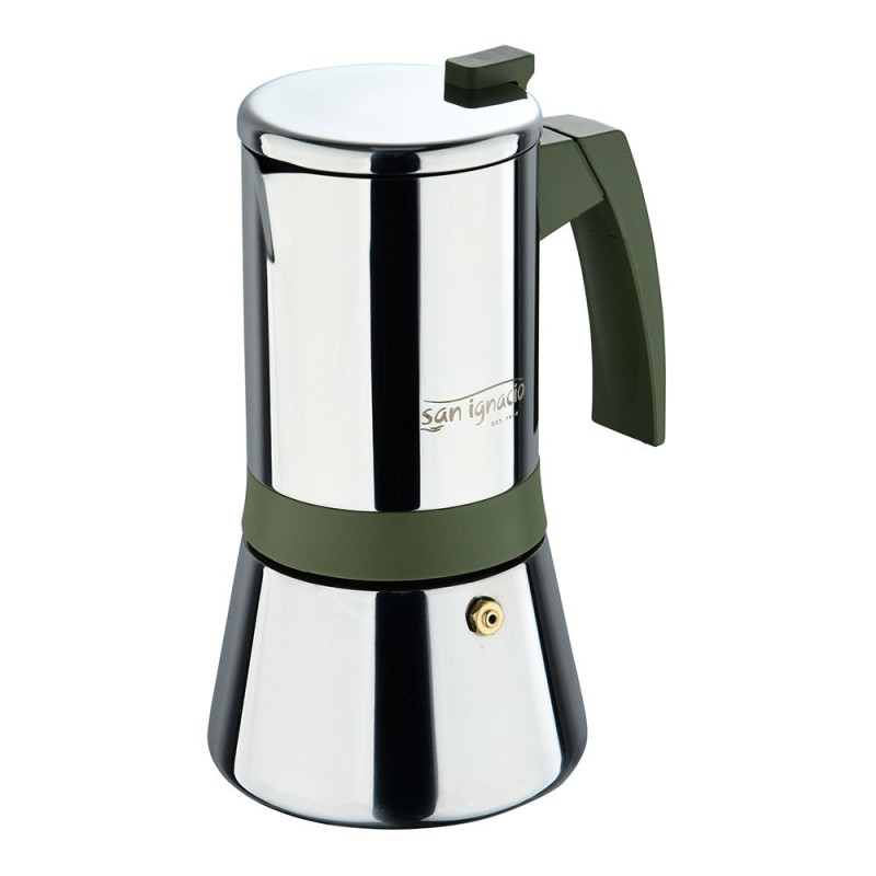 Cafetera de acero inoxidable, experto, 6 tazas, ø10,5 x 19 cm