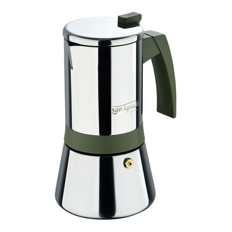 Cafetera de acero inoxidable, experto, 6 tazas, ø10,5 x 19 cm